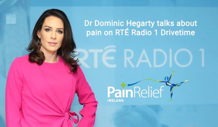 Dr Dominic Hegarty talks about pain and Pain Awareness Month on Radio 1 Drivetime