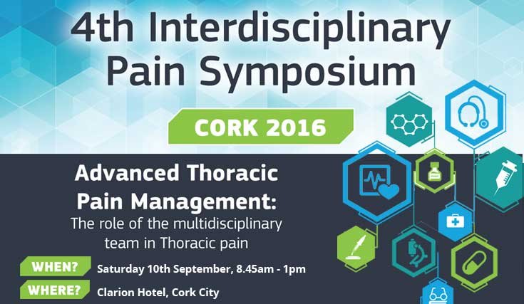 4th Interdisciplinary Pain Symposium - Cork 2016